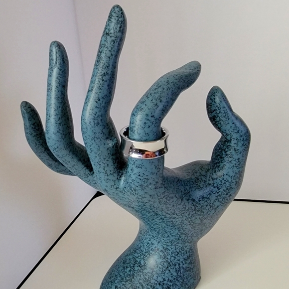 Tungsten Concave Style Ring Size 7 - Picture 2 of 3